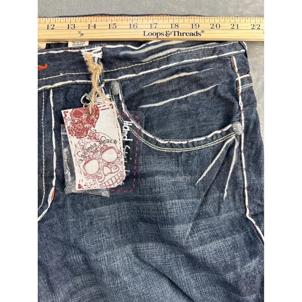 Laguna Beach Jean Co Mens Jeans 42x34 Dark Wash NEW Y2K VTG